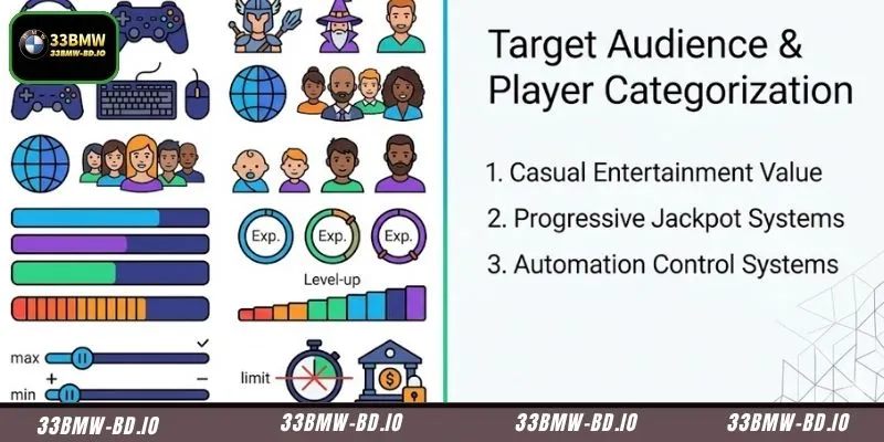 Comprehensive target player classification matching individual motivations with proper slot selections
