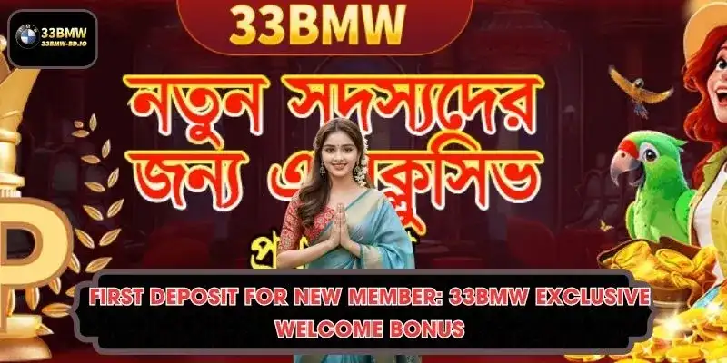 First deposit for new member: 33BMW Exclusive Welcome Bonus