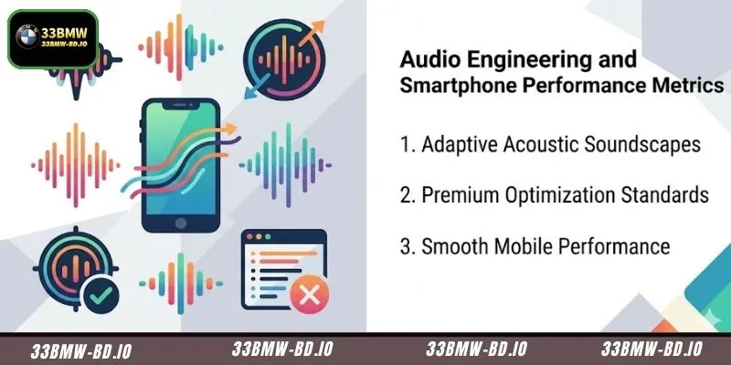 Optimized audio engineering parameters and smooth mobile application framerate updates