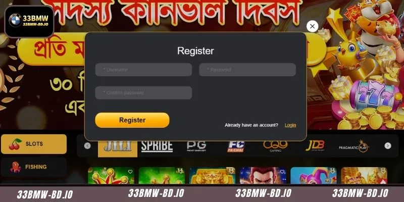 Secure online form for the official 33BMW Register sequence