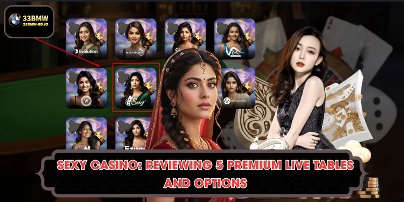 Sexy Casino: Reviewing 5 Premium Live Tables and Options